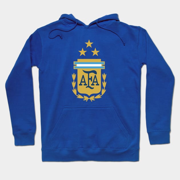 Argentina Football Team With Three Stars Hoodie by NAYAZstore